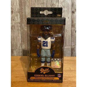 EZEKIEL ELLIOTT - Dallas Cowboys Funko Gold Premium Vinyl 5" NFL Figure